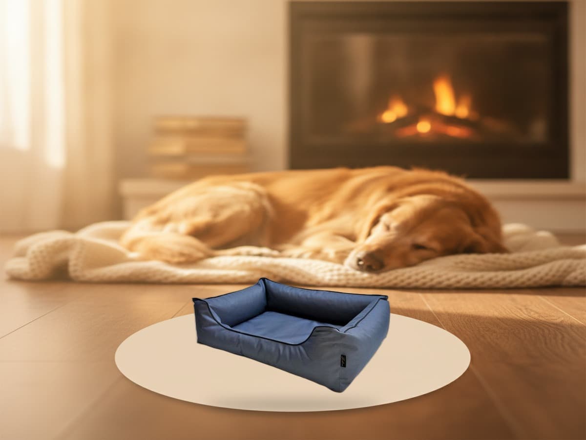 Lebon Hundebett Paula PLUS - Grau - 80 x 60 cm 2