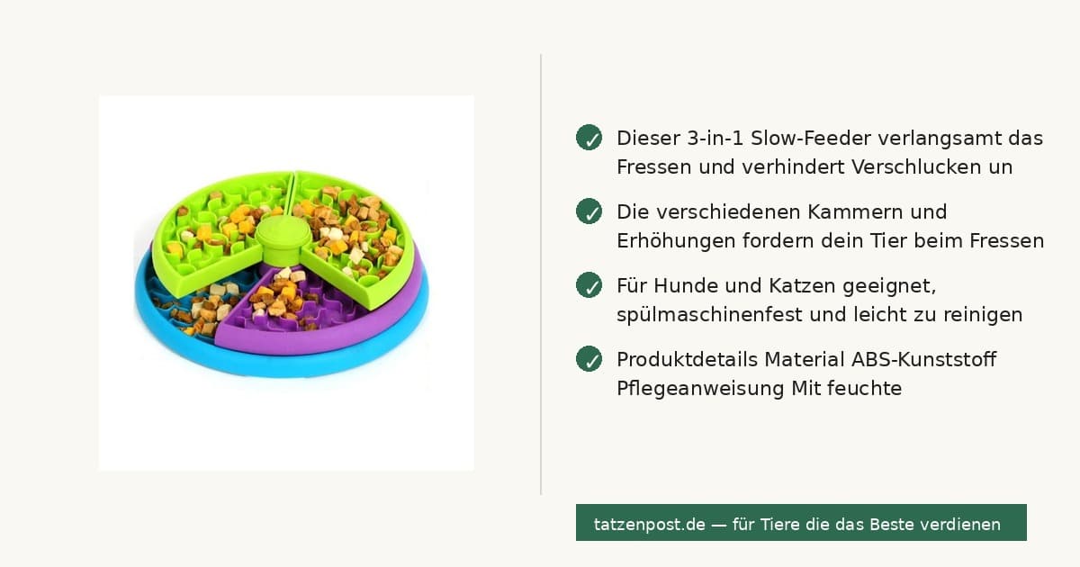 Slow-Feeder 3-in-1 – gegen hastiges Fressen 6