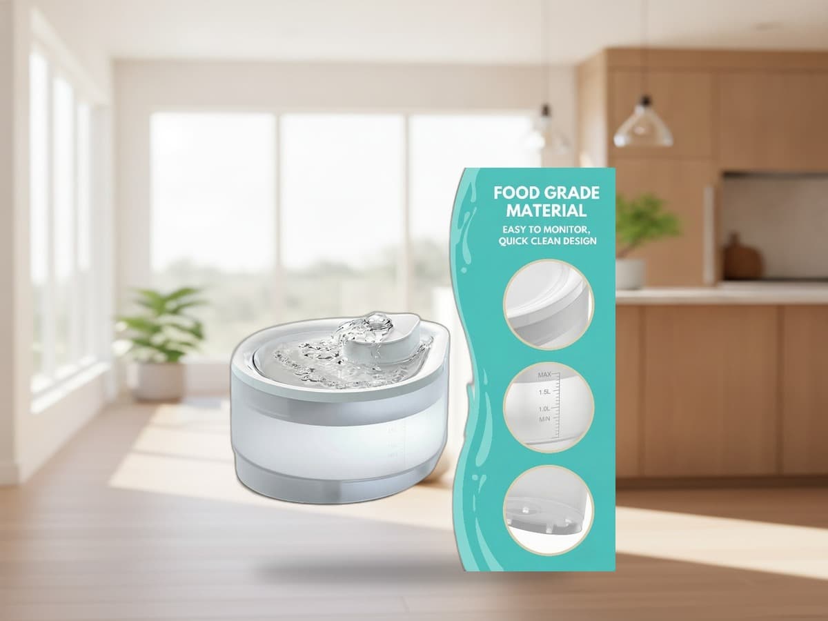 Trinkbrunnen für Haustiere – 2,5L USB, automatisch 4
