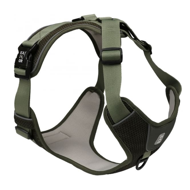 Duvoplus EXPLOR Ultimate Fit No-Pull-Geschirr - Undercover Green - XS - 28-37cm - 32-43cm: Produktbild