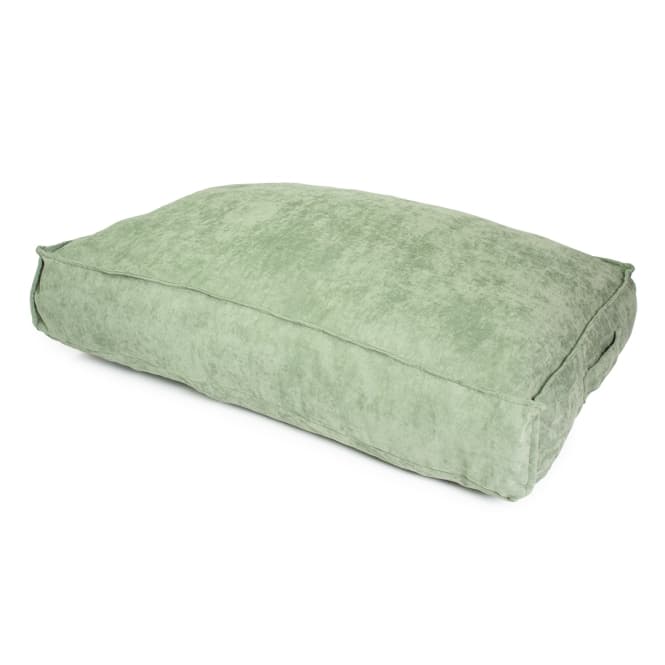 Duvoplus Kissen Velvet rechteckig - grün - 76x56x13cm: Produktbild