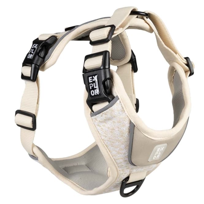 Duvoplus EXPLOR Ultimate Fit No-Pull-Geschirr - antique white - S - 35-45cm - 40-52cm