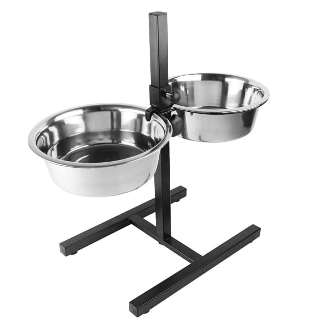 Duvoplus höhenverstellbarer Doppelnapf-Ständer - 2x 2830ml / 55,5x27x52,5cm 3