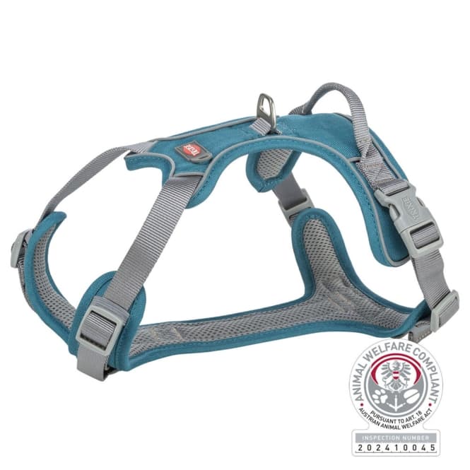 Trixie Premium Active Geschirr - petrol - 39–56 cm/15 mm: Produktbild
