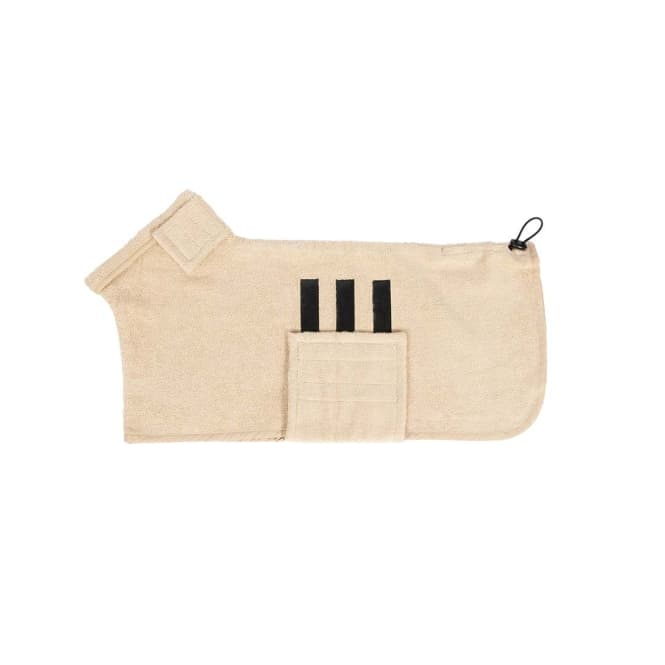 EBI Noir Japandi Hundebademantel – beige: Produktbild