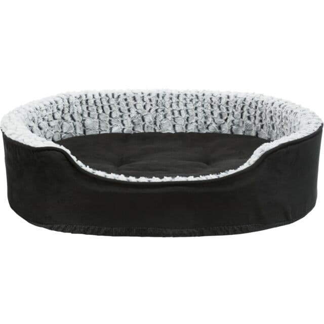 Trixie Vital Bett Lino, oval - schwarz/grau - 60 × 45 cm 2
