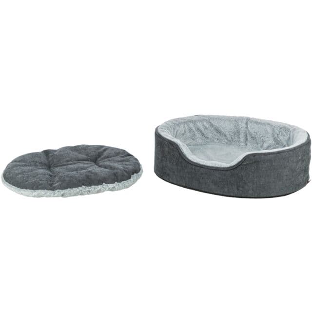 Trixie Vital Bett Lino Soft, oval - grau/hellgrau - 83 × 67 cm 2