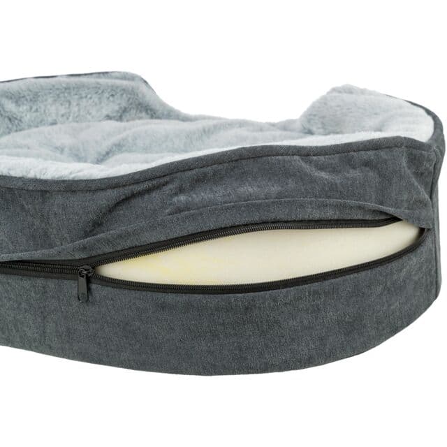 Trixie Vital Bett Lino Soft, oval - grau/hellgrau - 83 × 67 cm 3