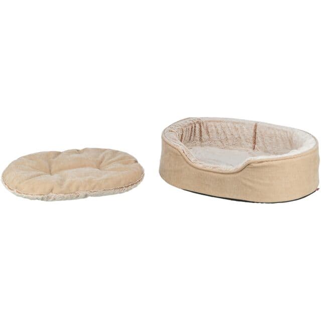 Trixie Vital Bett Lino Soft, oval - beige/creme - 83 × 67 cm 2