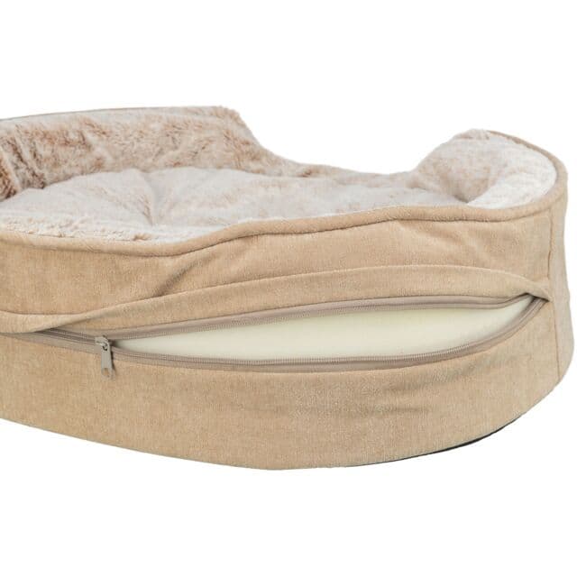 Trixie Vital Bett Lino Soft, oval - beige/creme - 83 × 67 cm 4