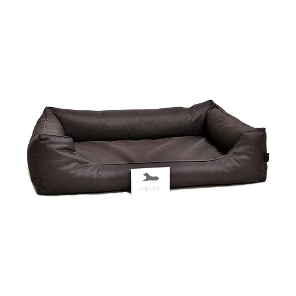 Lebon Hundebett Paula PLUS - Dunkelbraun - 80 x 60 cm: Produktbild